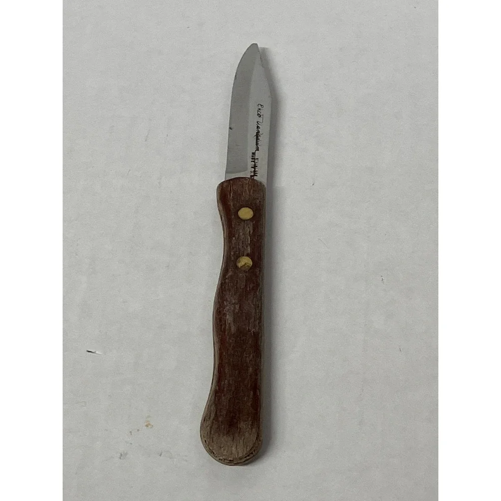 Ekco‎ Vanadium Stainless Steel Paring Knife Wood Handle Made in USA